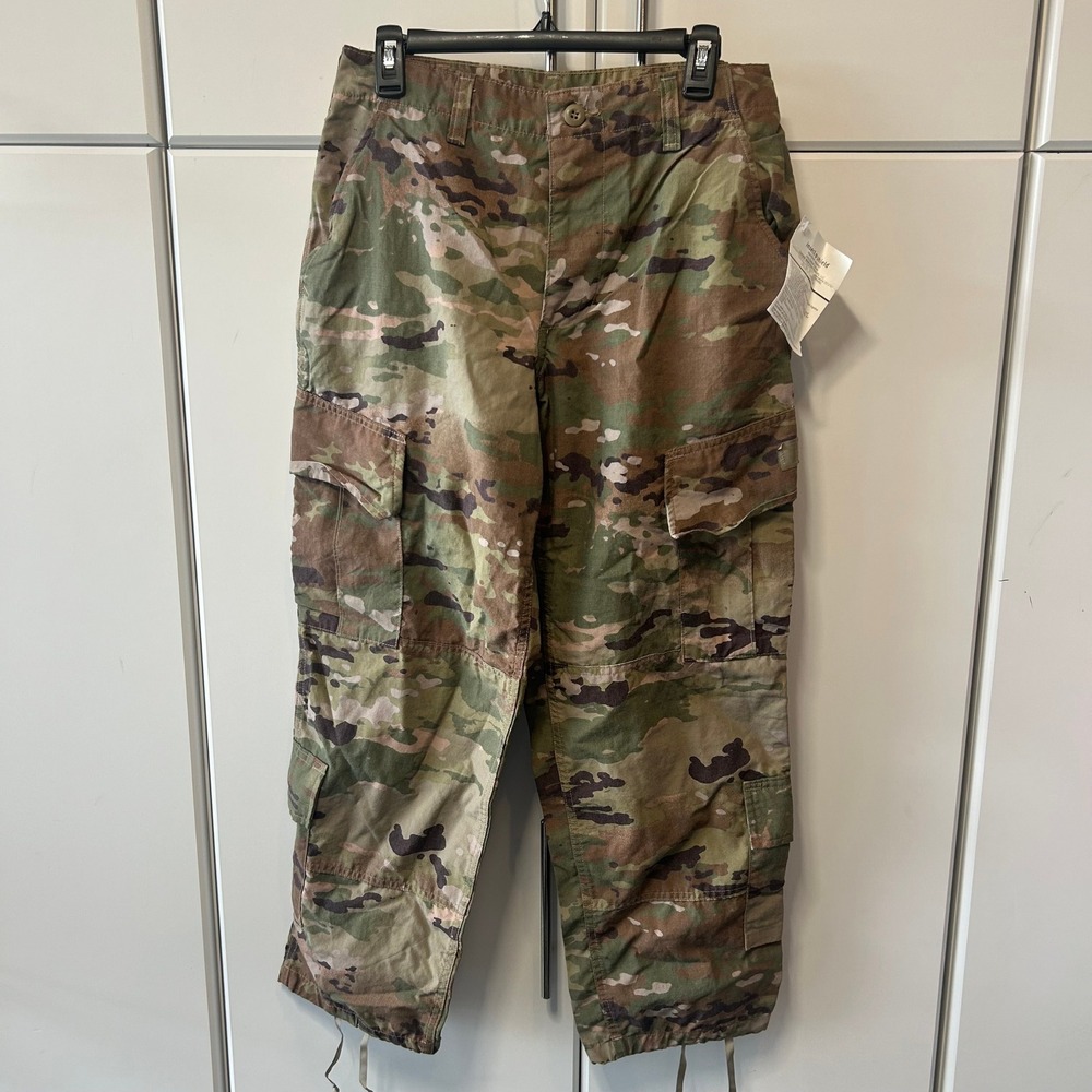 US Military OCP Multicam Cargo Pants Small X-Short FR Insect Shield ACU Trousers